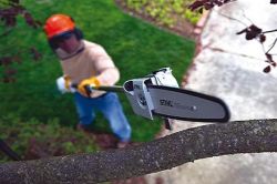 stihl equipment adjustable length pole chain saw