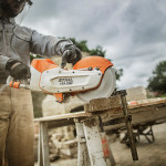 STIHL TSA 230 Cut-off Saw in Action