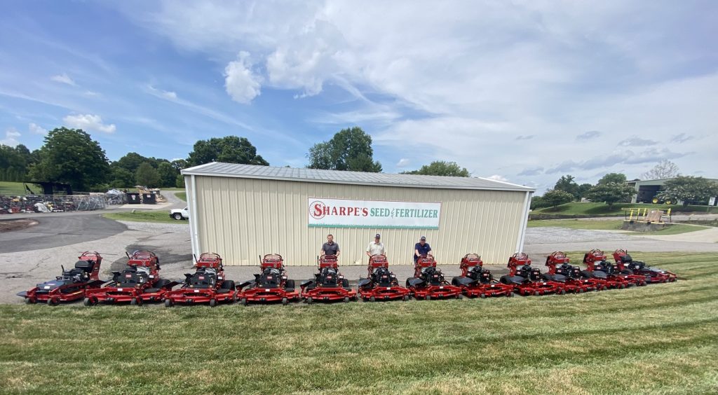 Sharpe's Lawn Equipment and Tim Johnson Landscaping Fleet